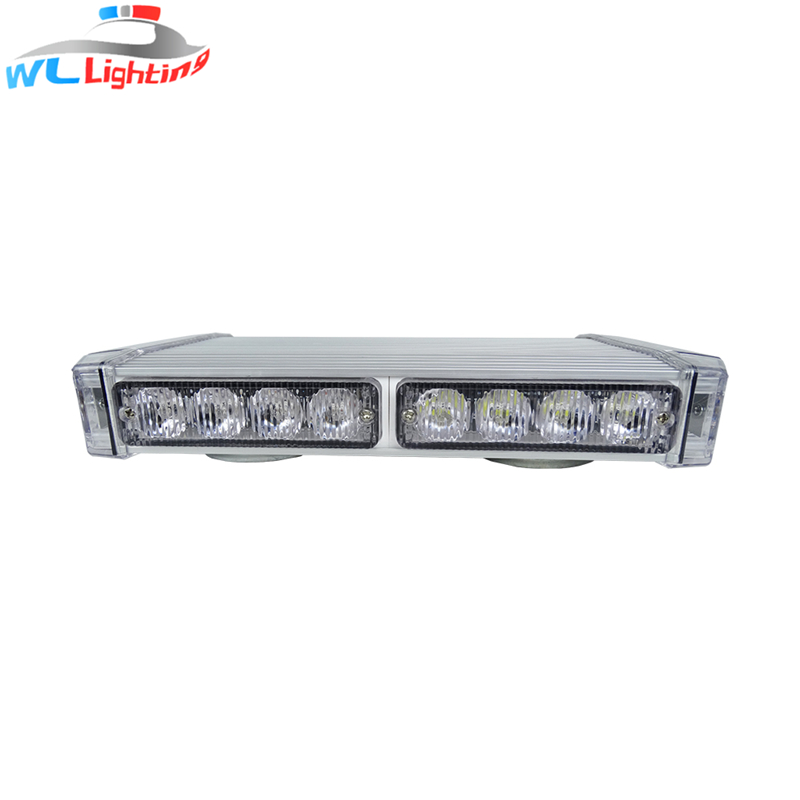 12 '' Borostyánsárga figyelmeztetés Mini Strobe Light Bar Emergency 12v 24v Super Slim rendőrségi Lightbar