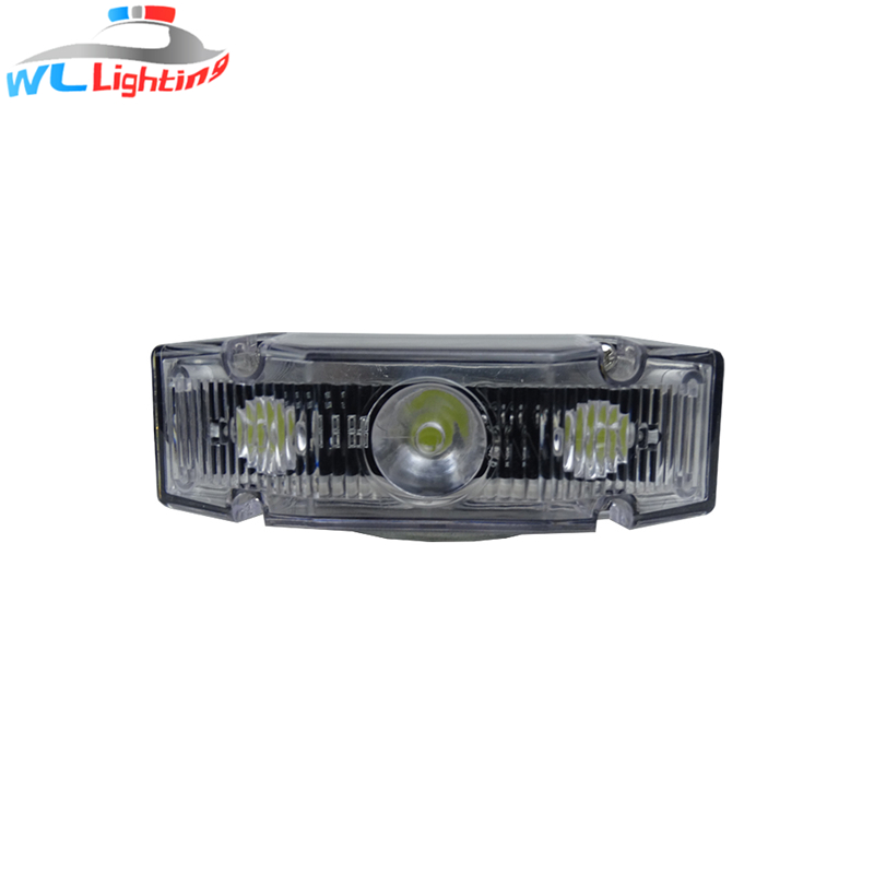 12 '' Borostyánsárga figyelmeztetés Mini Strobe Light Bar Emergency 12v 24v Super Slim rendőrségi Lightbar